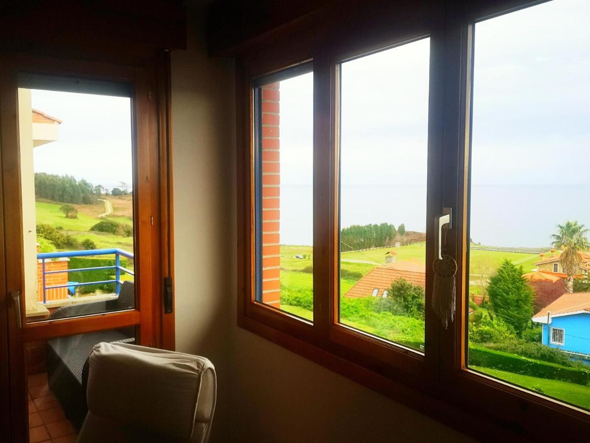 Belvedere, Vistas Al Mar Y Terraza Luanco Exteriör bild